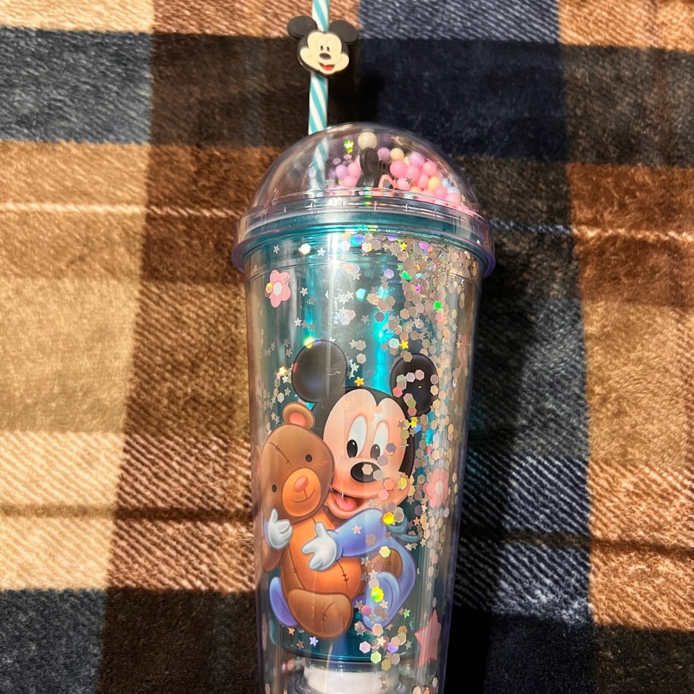 Mickey Mouse Party Tumbler with Straw